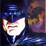 "Alex Ross BATMAN"
 24 X 36 Mixed Media, Acrylic on Wood
SOLD