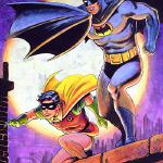 "BATMAN & ROBIN: Homage to Carmine Infantino" 
48 x 36 - Mixed Media on Wood 
SOLD