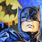 "BATMAN: Adam West"
48 x 48 - Mixed Media on Wood 