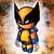 "Lil' WOLVERINE" 
12 X 12 Mixed Media on Wood
