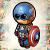 "CAPTAIN AMERICA"  Block, Print or Magnet