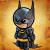 "BATMAN KEATON"  Block, Print or Magnet